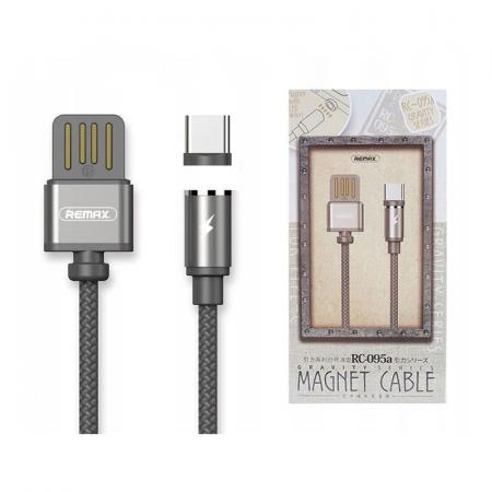 USB кабель REMAX Magnet Cable Gravity Series разъем Lightning (RC-095i) Серый
