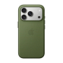 Чехол для Apple iPhone 17 Pro с MagSafe Apple TechWoven Case тканевый (original) Green, Зеленый