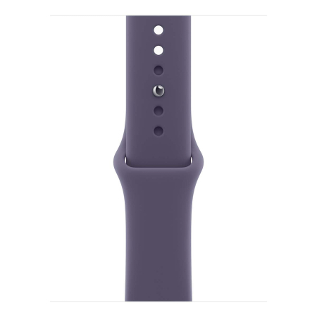Apple Watch Series 11, 46 мм корпус из алюминия цвета «Space Gray», ремешок Sport Band размера S/M цвета «Purple Fog»