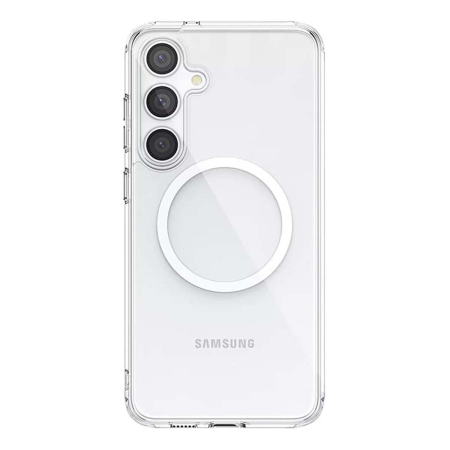 Чехол для Samsung S24 FE MagSafe Clear Case Прозрачный