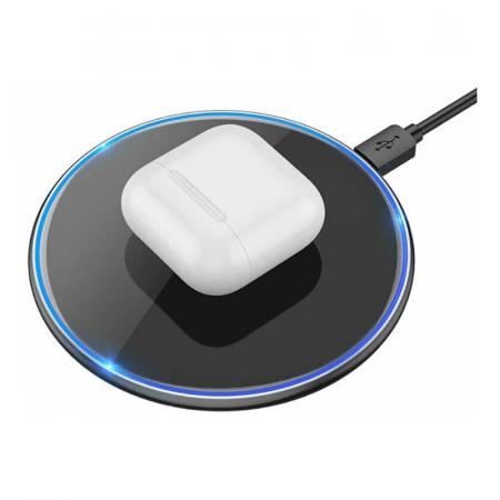 Беспроводное зарядное устройство hoco. CW6 Pro Easy Black, черный Беспроводное зарядное устройство hoco. CW6 Pro Easy Black, черный
