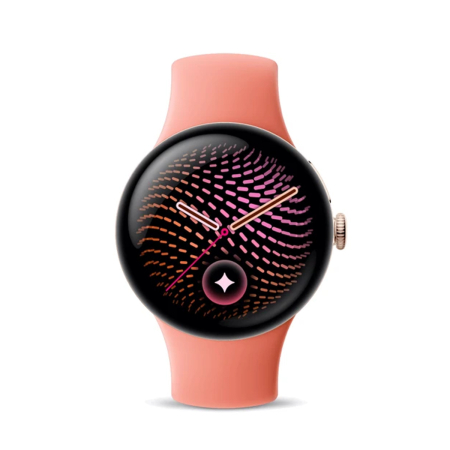 Часы Pixel Watch 5, 41 мм, Wi-Fi, Champagne Gold/Canyon, золотой