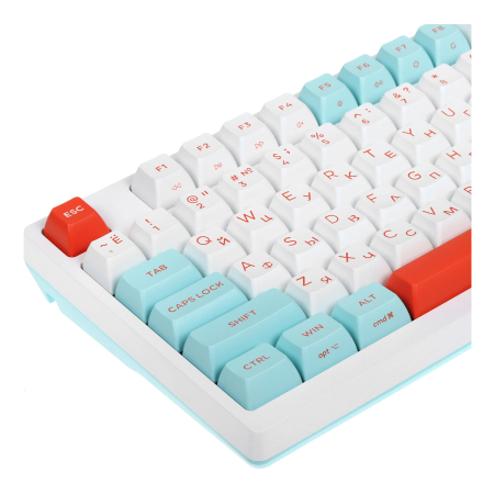 Клавиатура A4Tech Fstyler FS300, USB for gamer LED Panda Snorklening Механическая Белый