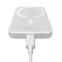 Внешний аккумулятор Baseus Magnetic Wireless Charging power bank с поддержкой беспроводной зарядки 10000mAh 20W (PPCXM10) Белый