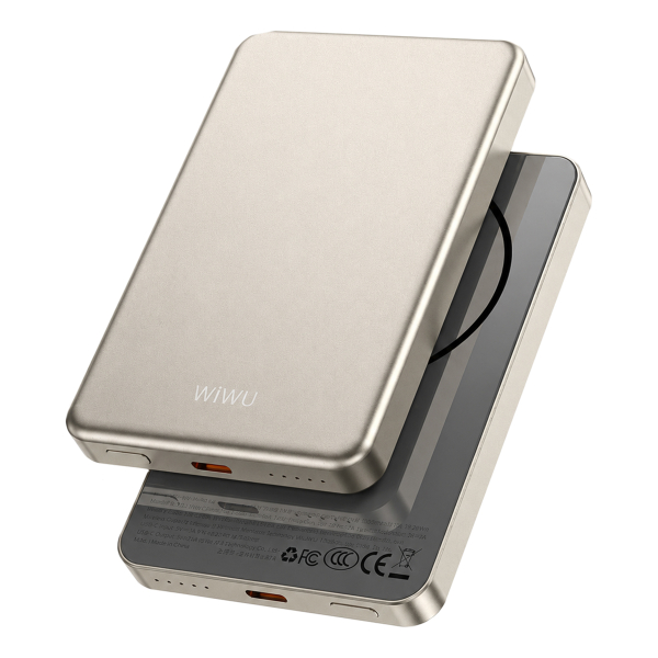 Внешний аккумулятор WiWU 5000mAh Power Bank (Wi-P019) Золотой