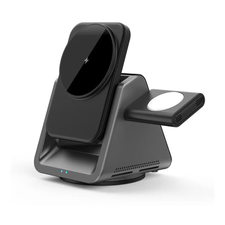 Беспроводное зарядное устройство WiWU (Wi-W018) Black, черный Беспроводное зарядное устройство WiWU (Wi-W018) Black, черный