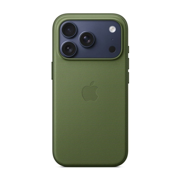 Чехол для Apple iPhone 17 Pro с MagSafe Apple TechWoven Case тканевый (original) Green, Зеленый