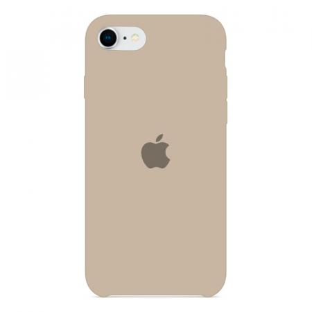 Чехол Silicone Case для Apple iPhone 7/8/SE (2020) Beige, бежевый Чехол Silicone Case для Apple iPhone 7/8/SE (2020) Beige, бежевый