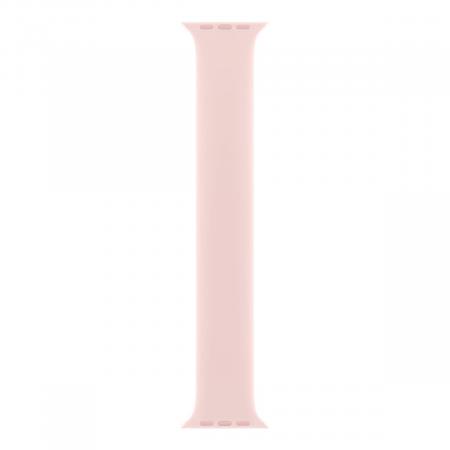 Apple Watch Series 8, 45 мм корпус из алюминия цвета «Silver», ремешок Solo Loop цвета «Chalk Pink»