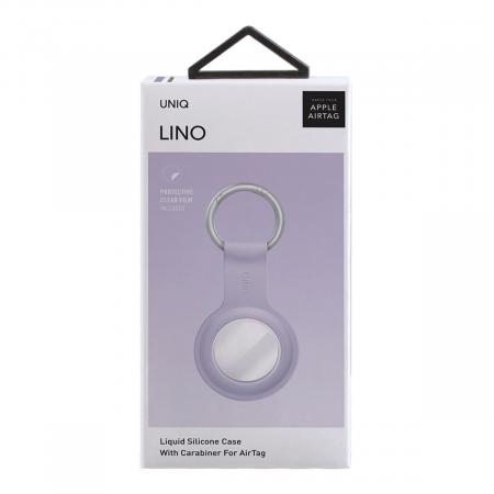 Чехол для Apple AirTag UNIQ Lino Liquid silicone (AIRTAG-LINOLAV) Лавандовый Чехол для Apple AirTag UNIQ Lino Liquid silicone (AIRTAG-LINOLAV) Лавандовый