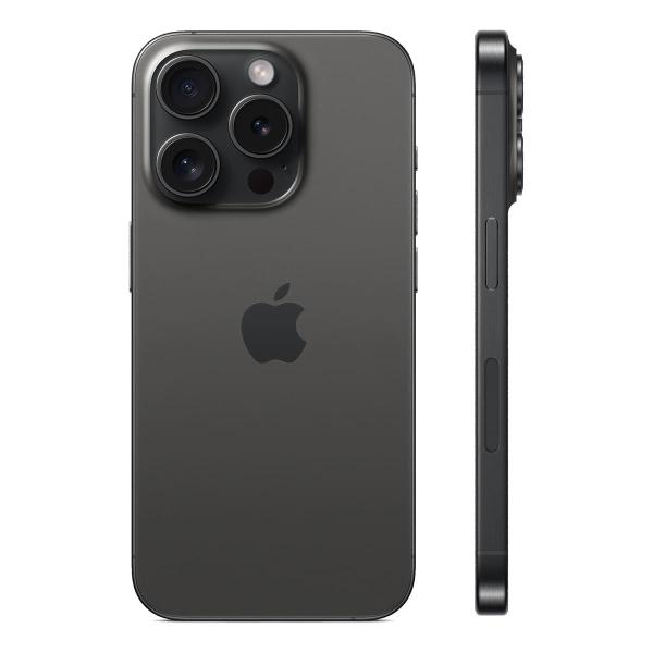 Apple iPhone 15 Pro 256Gb Dual SIM Black Titanium, черный титан