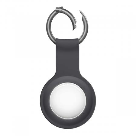 Чехол для Apple AirTag UNIQ Lino Liquid silicone (AIRTAG-LINOGRY) Серый