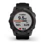 Часы Garmin FENIX 7X Carbon gray, черный
