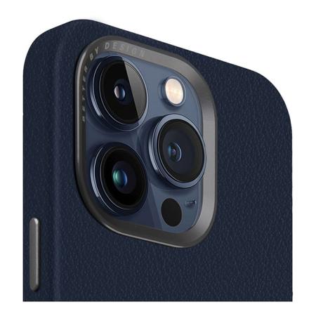 Чехол для iPhone 15 Pro с Magsafe UNIQ (IP6.1P(2023)-LYDMBLU) Lyden Blue, синий