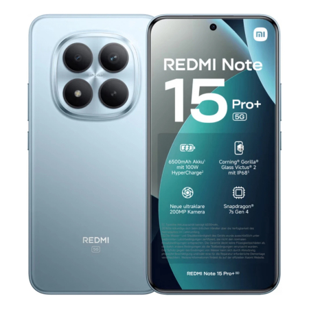 Xiaomi Redmi Note 15 Pro+ 5G 12/512Gb Sky blue, голубой
