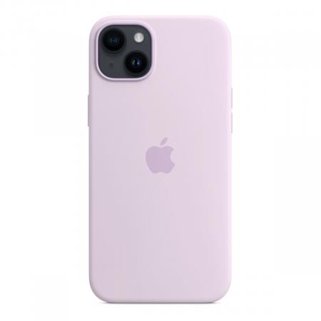 Чехол Silicone Case MagSafe для Apple iPhone 14 Plus Сиреневый Чехол Silicone Case MagSafe для Apple iPhone 14 Plus Сиреневый
