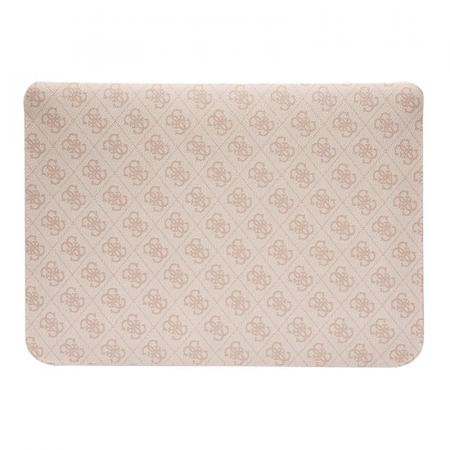 Чехол Guess для ноутбуков 13"/14" Sleeve 4G Bottom stripe Metal logo (GUCS14PS4SGP) Розовый