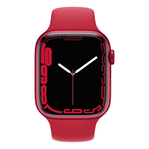 Apple Watch Series 7, 45 мм корпус из алюминия красного цвета, спортивный ремешок (PRODUCT)RED™ Apple Watch Series 7, 45 мм корпус из алюминия красного цвета, спортивный ремешок (PRODUCT)RED™