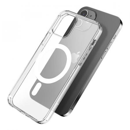 Чехол hoco. magnetic protective case для Apple iPhone 12/12 Pro Прозрачный Чехол hoco. magnetic protective case для Apple iPhone 12/12 Pro Прозрачный