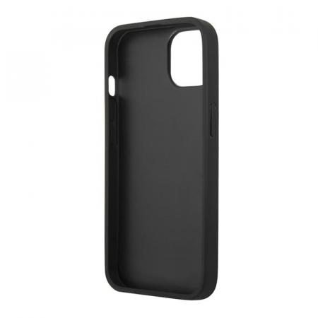 Чехол Guess для iPhone 14 PU 4G Stripe printed logo Hard (GUHCP14S4GDGR) Серый