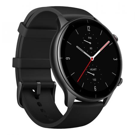 Умные часы Xiaomi Amazfit GTR 2e, 35 мм, цвет корпуса чёрный, цвет ремешка чёрный