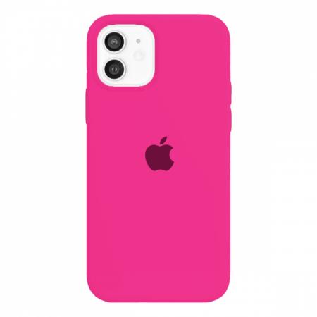 Чехол Silicone Case для Apple iPhone 12 mini Bright Pink, ярко-розовый Чехол Silicone Case для Apple iPhone 12 mini Bright Pink, ярко-розовый