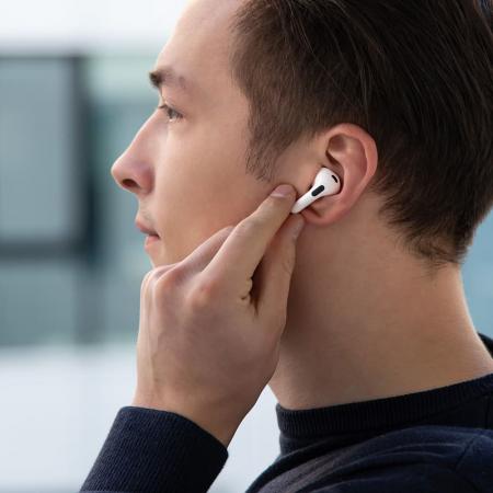 Беспроводные наушники с микрофоном Deppa Air Nova, TWS, BT 5.1, 300 мАч, QI (44192) Белый Беспроводные наушники с микрофоном Deppa Air Nova, TWS, BT 5.1, 300 мАч, QI (44192) Белый