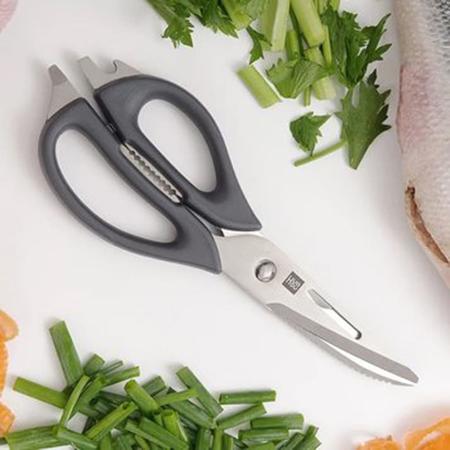 Кухонные ножницы Xiaomi HuoHou Multifunctional Magnetic Kitchen Scissors (HU0291) Черный