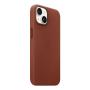 Чехол Leather Case MagSafe для Apple iPhone 14 «Umber»