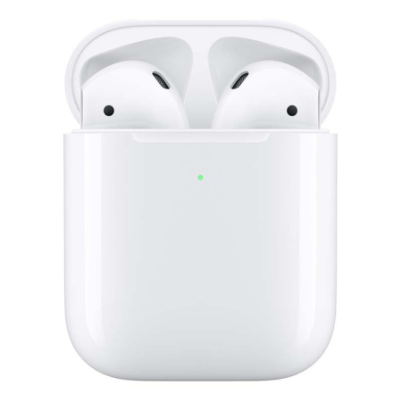Наушники Apple AirPods 2 White, белый, с беспроводным зарядным футляром