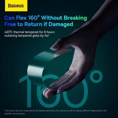 Стекло для iPhone 14 Pro Max Baseus All-glass Dust-proof 1шт +FastStick (SGBL230302) Прозрачное