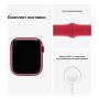 Apple Watch Series 7, 45 мм корпус из алюминия красного цвета, спортивный ремешок (PRODUCT)RED™