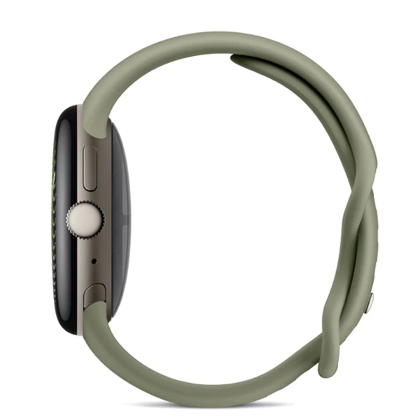 Часы Pixel Watch 5, 45 мм, Wi-Fi, Satin Pyrite/Olive, бронзовый