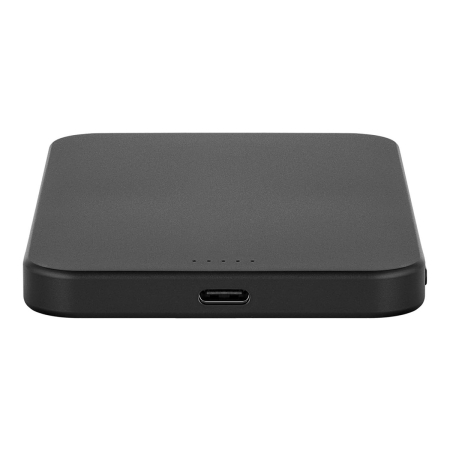 Внешний аккумулятор uBear 5000mAh PD20W Qi2 Slide Power bank Чёрный