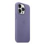 Чехол Leather Case MagSafe для Apple iPhone 13 Pro, кожа, «сиреневая глициния»
