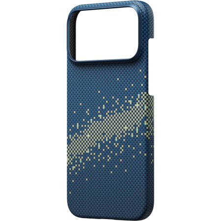 Чехол для iPhone 17 Pro Max Pitaka Starpeak Ultra-Slim Case (Milky way galaxy) (KI1701MPM) Cиний