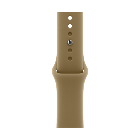 Apple Watch Series 12, 42 мм корпус из алюминия цвета «Dark Bronze», ремешок Sport Band размера M/L цвета «Olive»