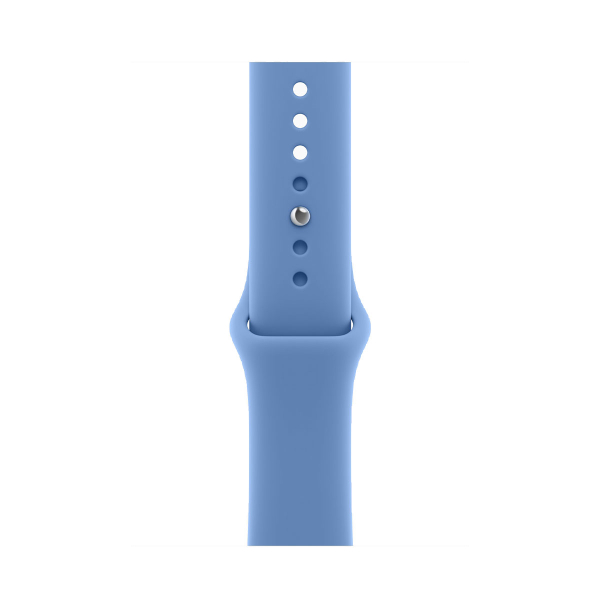 Apple Watch Series 12, 46 мм корпус из алюминия цвета «Space Gray», ремешок Sport Band размера M/L цвета «Wildflower Blue»