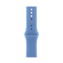 Apple Watch Series 12, 46 мм корпус из алюминия цвета «Space Gray», ремешок Sport Band размера M/L цвета «Wildflower Blue»