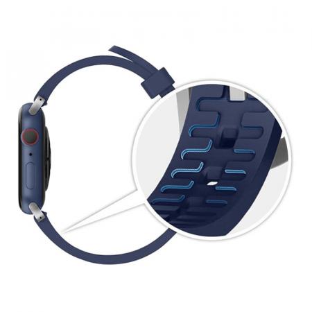 Ремешок Elago для Apple Watch 38/40/41 мм Sport Rubber strap (EAW-BAND-40JIN) Синий