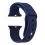 Силиконовый ремешок для Apple Watch 42/44/45 мм Темно-синий