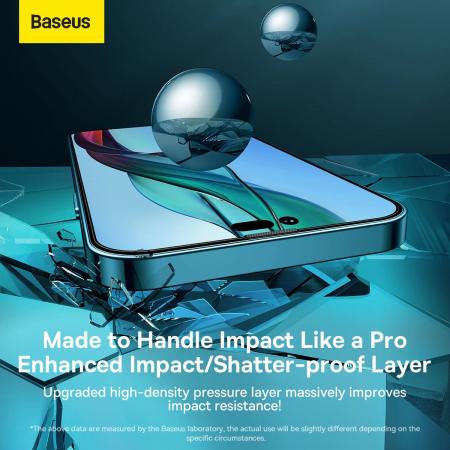 Стекло для iPhone 14 Pro Max Baseus All-glass Dust-proof 1шт +FastStick (SGBL230302) Прозрачное
