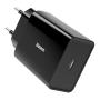 Сетевое зарядное устройство USB Type-C Baseus Speed Mini 18 Вт (CCFS-X01) Черный Сетевое зарядное устройство USB Type-C Baseus Speed Mini 18 Вт (CCFS-X01) Черный