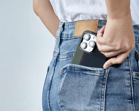 Чехол для iPhone 14 Pro Pitaka Fusion Weaving MagEZ Case 3 кевлар (арамид) (FO1401P) Overture