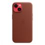 Чехол Leather Case MagSafe для Apple iPhone 14 «Umber»