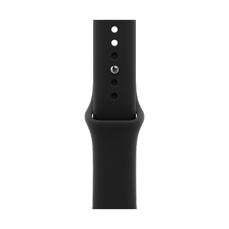 Apple Watch Series 12, 42 мм корпус из алюминия цвета «Black», ремешок Sport Band размера M/L цвета «Black»