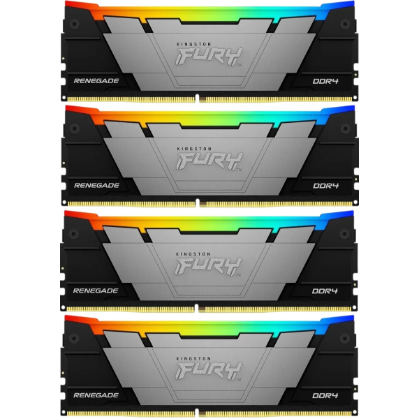 Оперативная память Kingston Fury Renegade RGB (KF436C16RB2AK4/32) DDR4 32GB 3600MHz CL16 DIMM 4x8 RGB