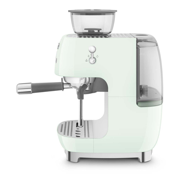 Кофемашина эспрессо со встроенной кофемолкой SMEG 50s style (EGF03PGEU) Пастельный зеленый