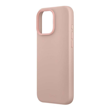 Чехол для iPhone 16 Pro Max UNIQ LINO Pink, Розовый