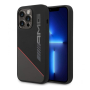 Чехол AMG для iPhone 14 Pro c MagSafe CG Mobile Liquid silicone Two tones Red line Hard (AMHMP14LRGDBK) Черный